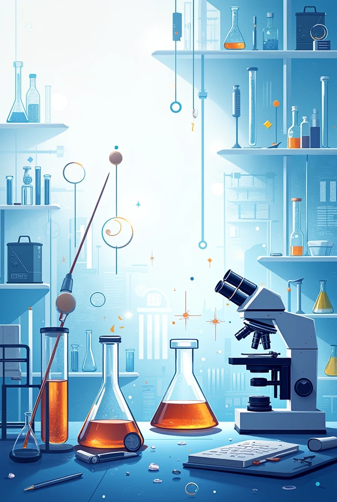 Cover of laboratory materials and scientific method
