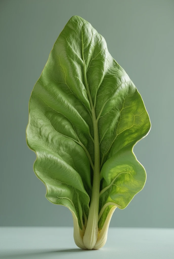 calcium deficient vegetable leaf