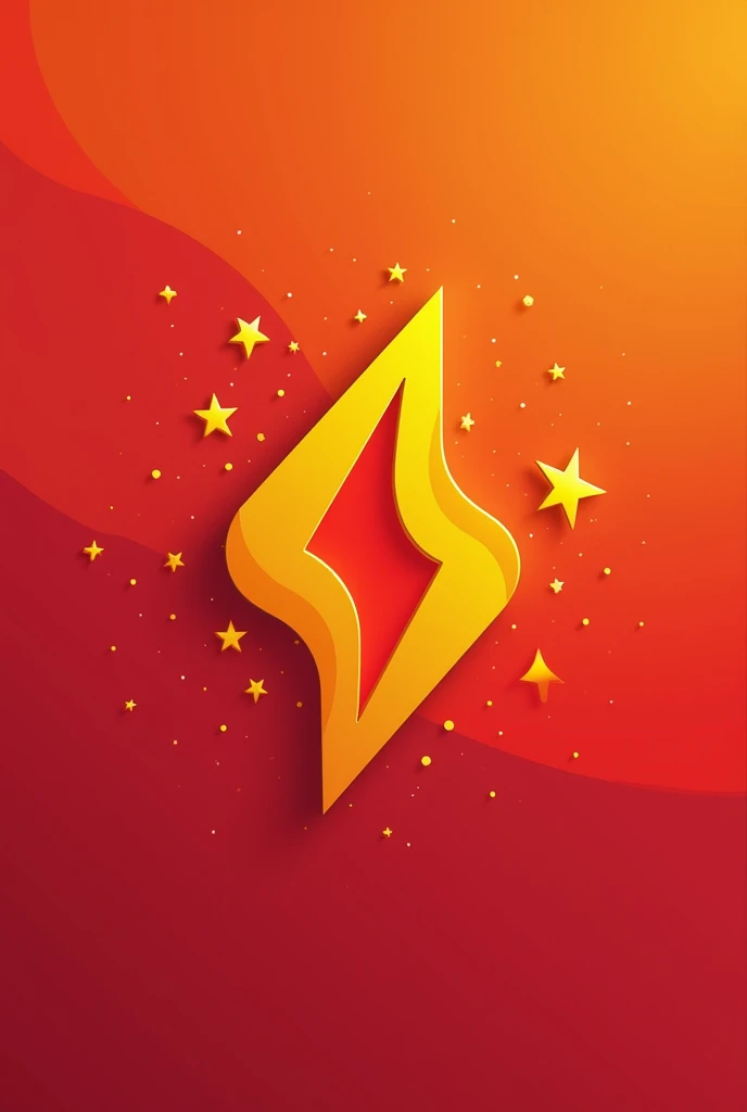 a logo for a student union called impulse in red yellow and orange colors