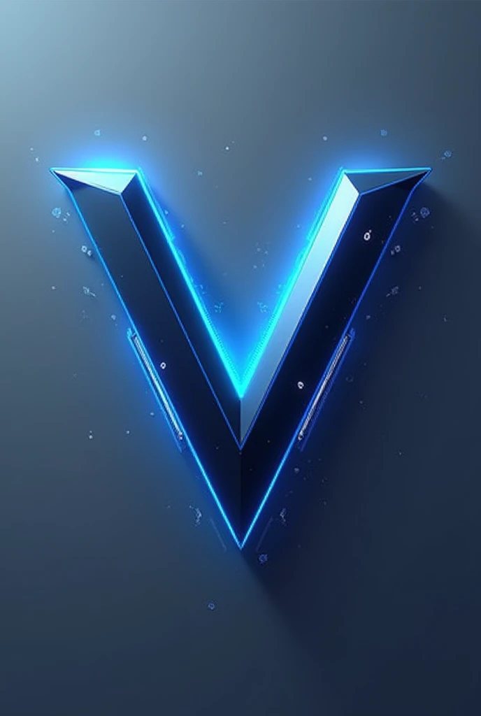 The programmer logo How the letter V begins