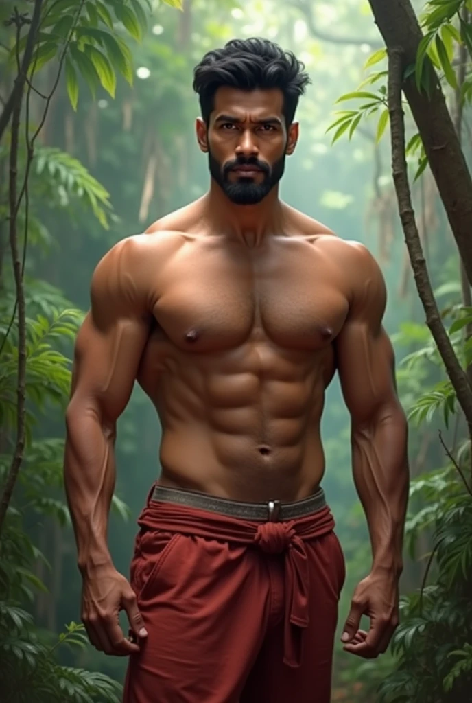 Kerala man with sixpack sng big bulge in his pant