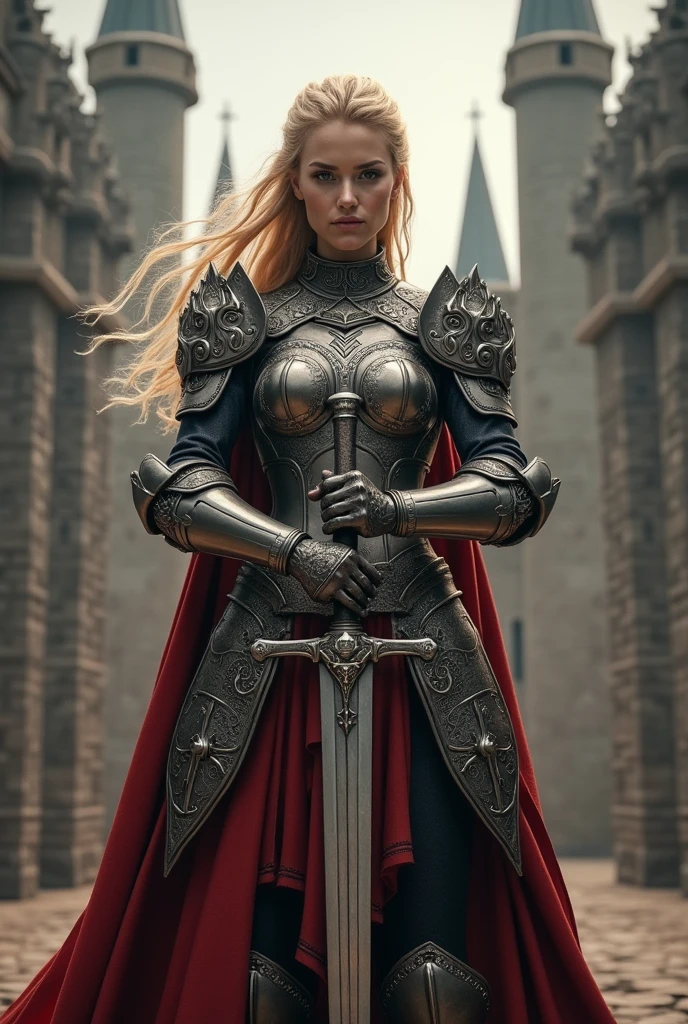 Warrior princess with sword