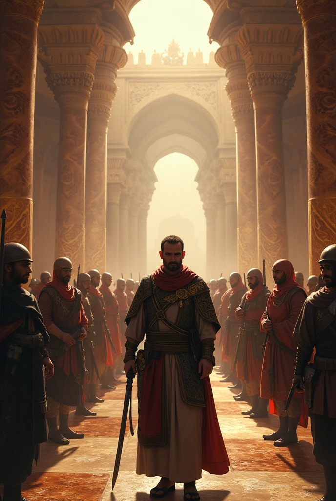 As soon as they entered the palace of the Fatimid Caliphate, everything changed dramatically. On one side were the soldiers of the Fatimid Caliphate,