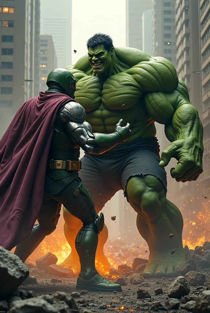 Dr doom and Hulk fight 

