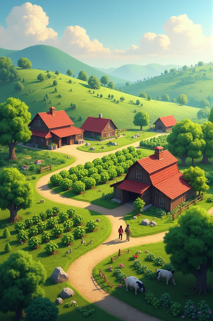 Beautiful farm