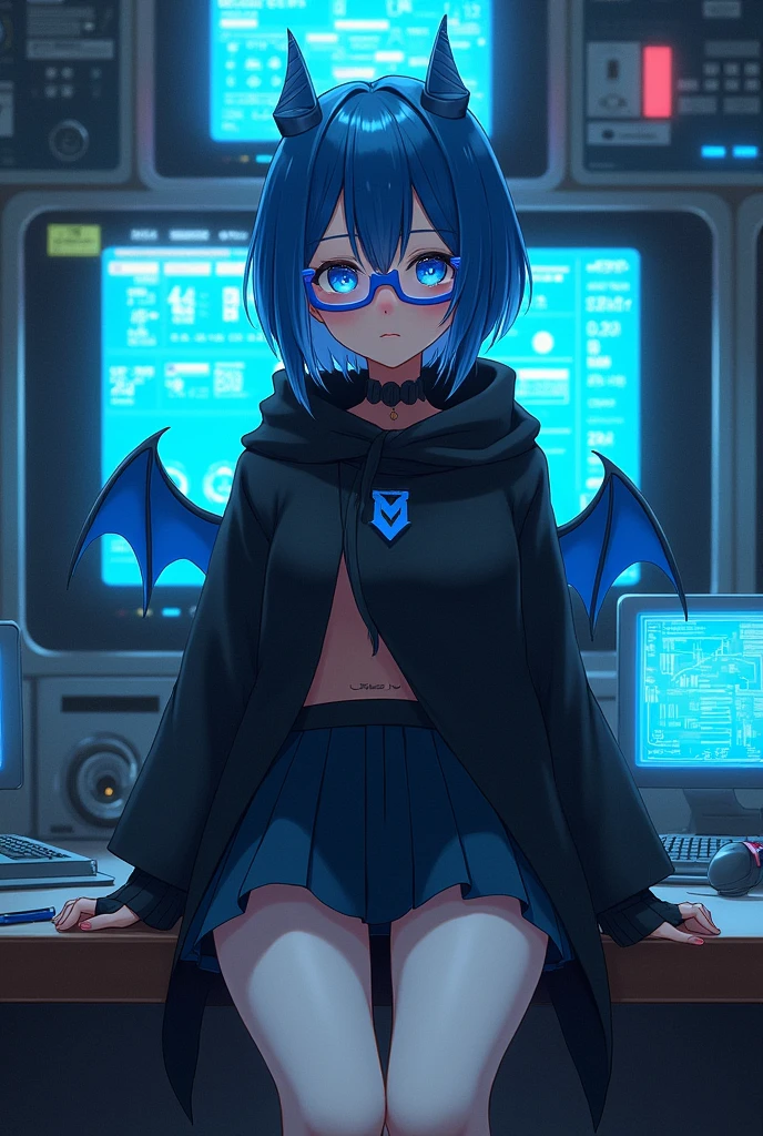 Arara Cocoa, One girl, Glasses, freckles, alone, Pointed Ears, Purple Hair,, short hair, 丸いGlasses, , bangs, masterpiece, expensive quality, very_expensive_solve, big_file size, full color,(completely nude:1.2),pussy,niplles,( kid),