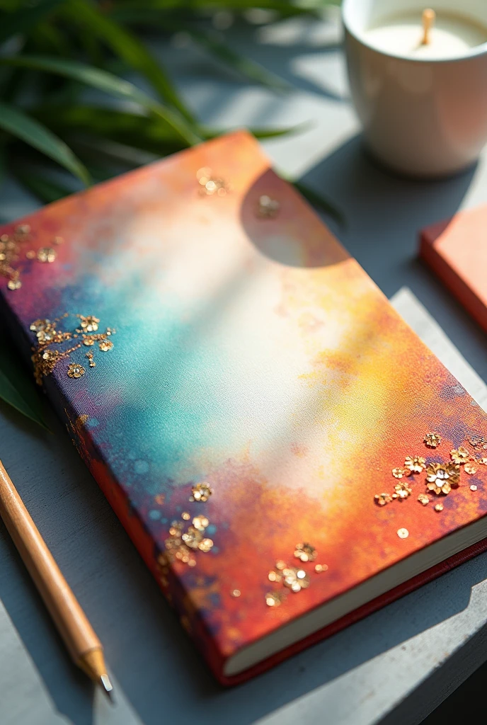 Beautiful notepad for journal writing with beautiful colors


