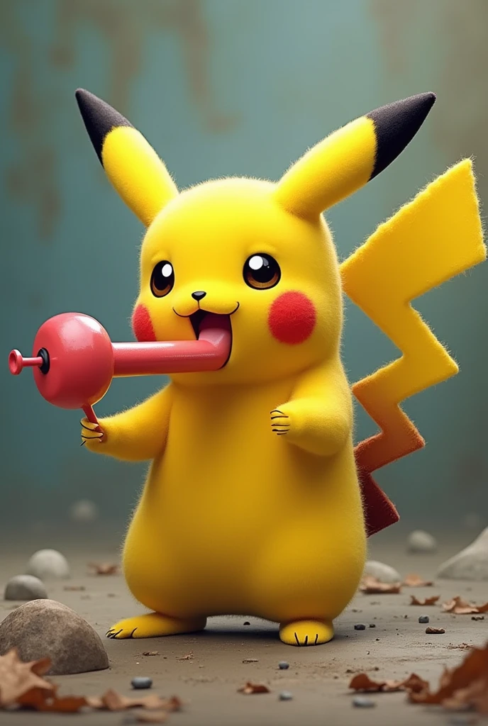 Pikachu sucking a penis