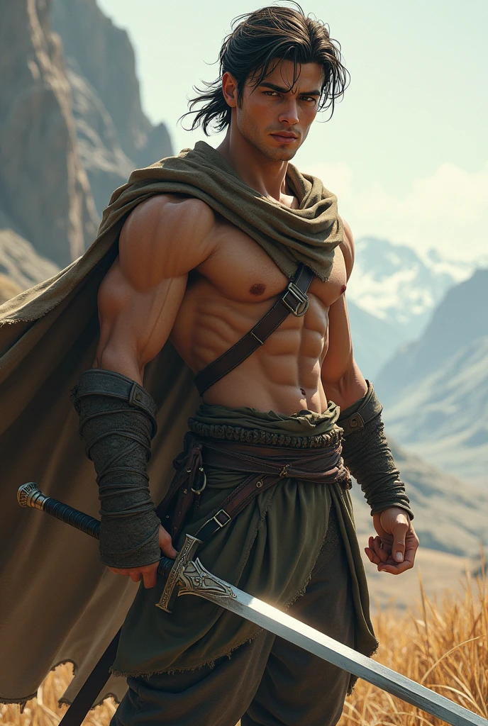 A swordsman of about 19 years who has become extremely strong and charismatic after years of traveling.