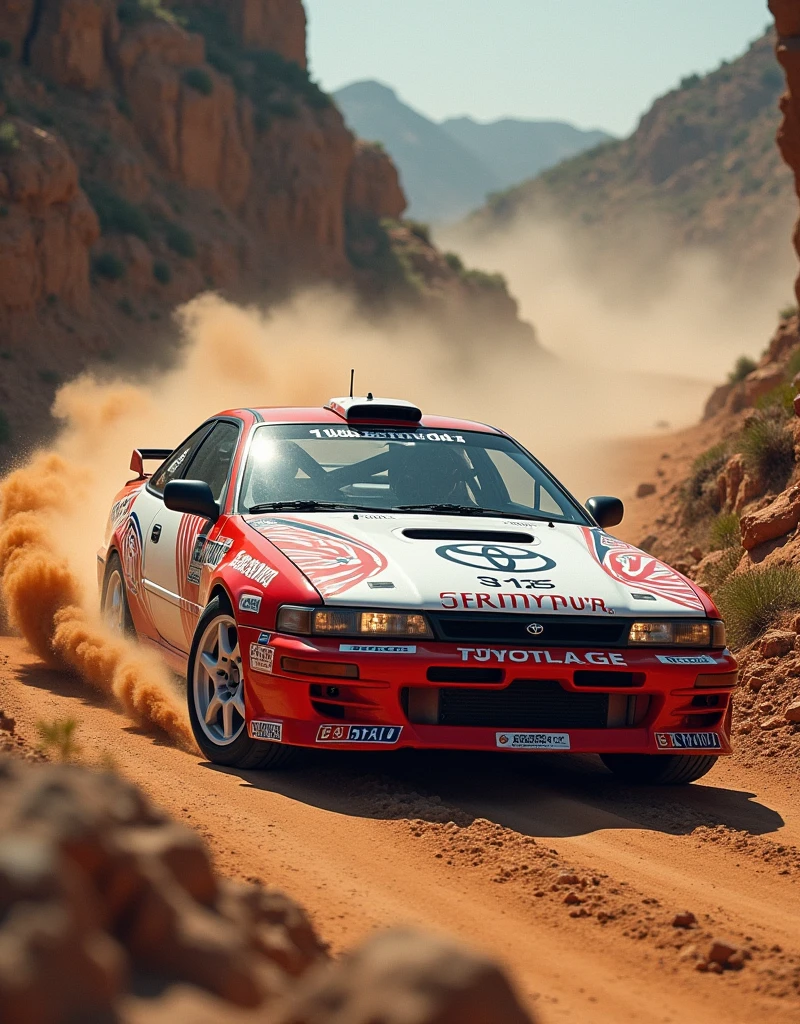 Build a Toyota Celica ST185 GT Four doing rally racing