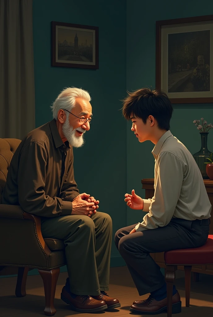 Uncle Tan smiled and said, "Noi, in life, secrets are powerful. They can protect us, but sometimes they can hurt us too. Keeping secrets is important, but choosing who to tell your secrets to is also important"