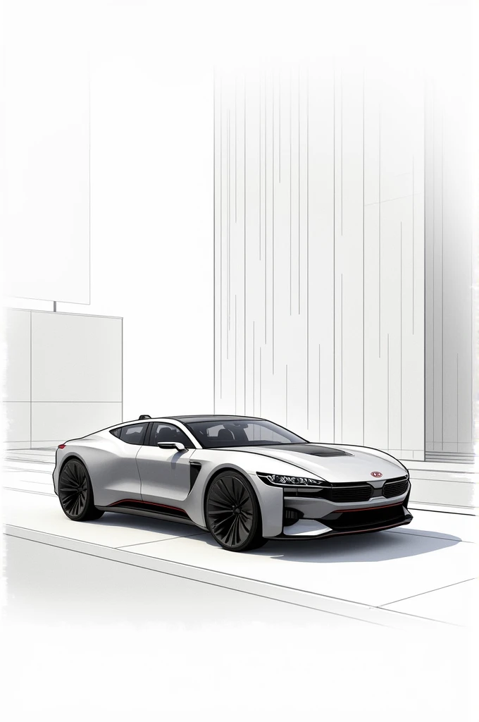 Sketch of Kia deltas car