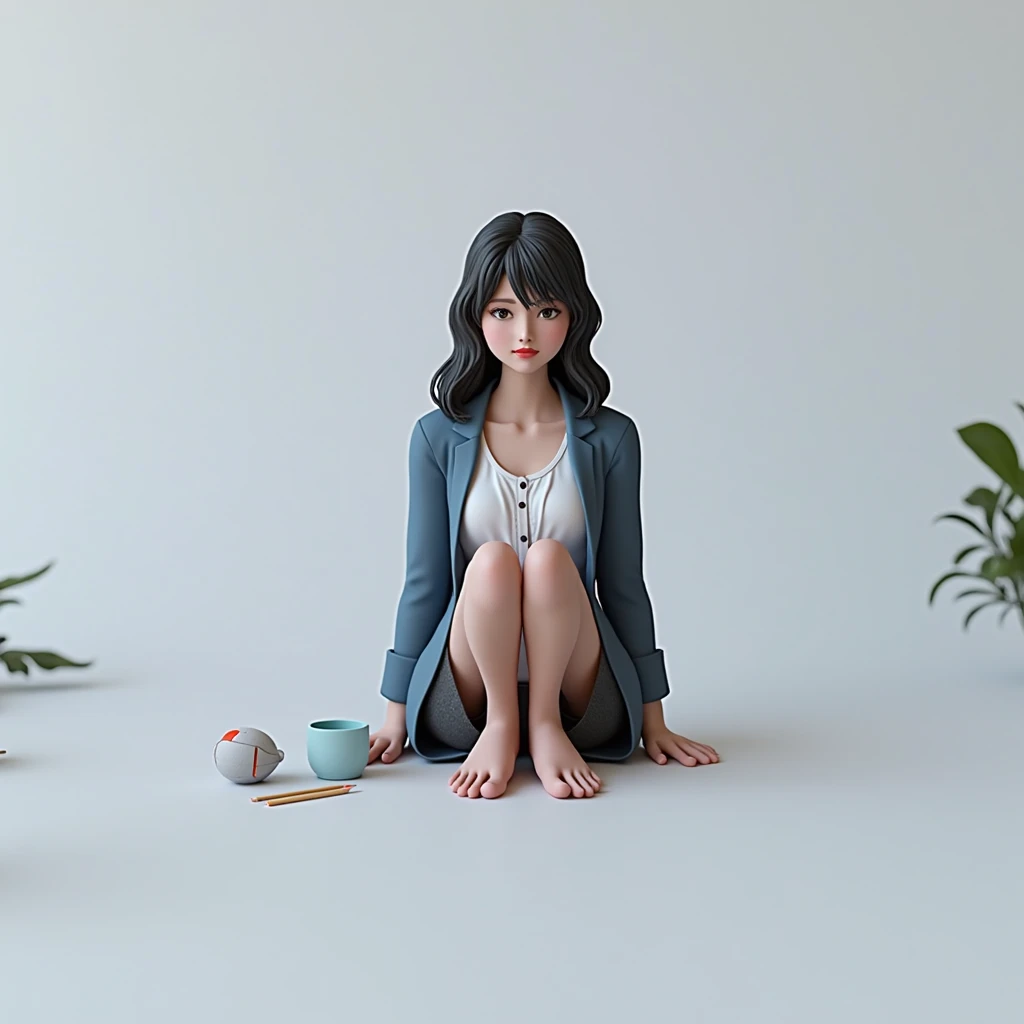 Change leg posture to seated