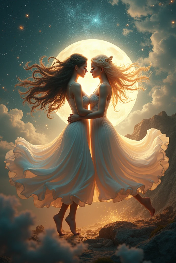 Create Gemini zodiac sign 16:9 hd image