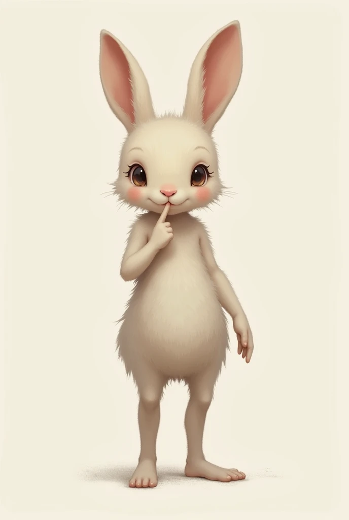 Make a Rabbit that looks like a human