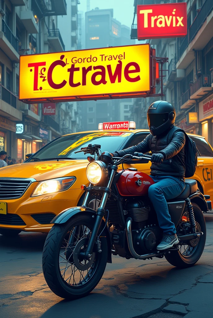 Announcement of: motorcycle taxis el gordo Travel, warrants, shopping, deposits.
But it doesn't have a photo tab