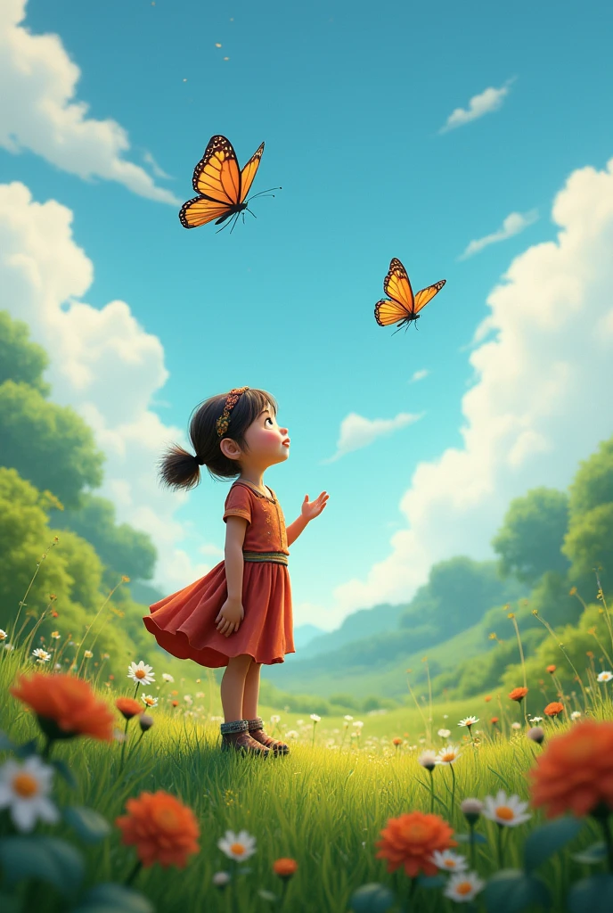 **Titre : Le Voyage du Papillon**
Il était une fois, dans une vallée verdoyante, un petit papillon nommé Léo. Léo était né avec des ailes beaucoup plus petites que celles des autres papillons. Il regardait souvent ses camarades voler haut dans le ciel, se demandant s'il pourrait un jour les rejoindre. Chaque tentative de vol se soldait par un échec. Léo se sentait déprimé, comme si son destin était de rester à terre, loin des nuages et du soleil.
Un jour, en errant près d'un vieux chêne, Léo rencontra une coccinelle âgée et sage nommée Marie. Marie avait parcouru des milliers de kilomètres au cours de sa vie, visitant des jardins, des champs et des montagnes. En voyant Léo si abattu, elle s'approcha doucement et lui demanda :
« Pourquoi as-tu l'air si triste, petit papillon ? »
Léo soupira. « Je ne pourrai jamais voler comme les autres. Mes ailes sont trop petites, et je suis trop faible. »
Marie hocha la tête, réfléchissant. « Les ailes ne sont pas tout, Léo. La force ne vient pas toujours de ce que l'on a, mais de ce que l'on fait avec ce que l'on a. »
Intrigué, Léo écouta attentivement.
« Chaque jour, tu peux essayer de voler un peu plus haut, un peu plus loin, » continua Marie. « Cela ne sera pas facile, et il y aura des jours où tu tomberas. Mais chaque effort te rendra plus fort, et chaque chute te rendra plus résilient. »
Inspiré par les paroles de Marie, Léo décida de ne pas abandonner. Il se leva chaque matin avec détermination, battant des ailes plus fort et plus longtemps. Au début, il ne parvenait qu'à s'élever de quelques centimètres avant de retomber. Mais chaque jour, il gagnait un peu plus d'altitude.
Les autres papillons se moquaient parfois de lui, mais Léo ne les écoutait pas. Il se souvenait des paroles de Marie et continuait à persévérer. Les jours passèrent, puis les semaines. Léo devint plus fort, ses ailes s'épanouirent, et il parvint enfin à voler aussi haut que ses amis.
Un matin, alors que le soleil se levait sur la vallée, Léo s