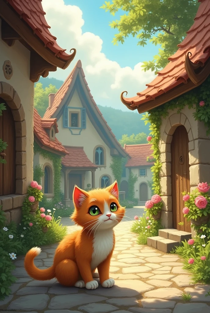 Once upon a time, in a quiet village, there was a clever cat named Whiskers.