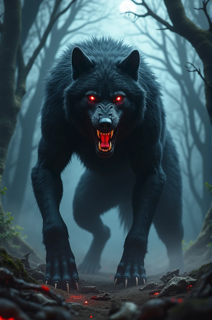 Scary wolf 