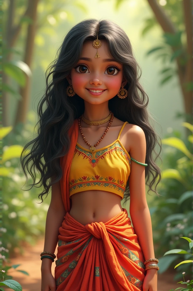 Cute indian Girl in scurt
