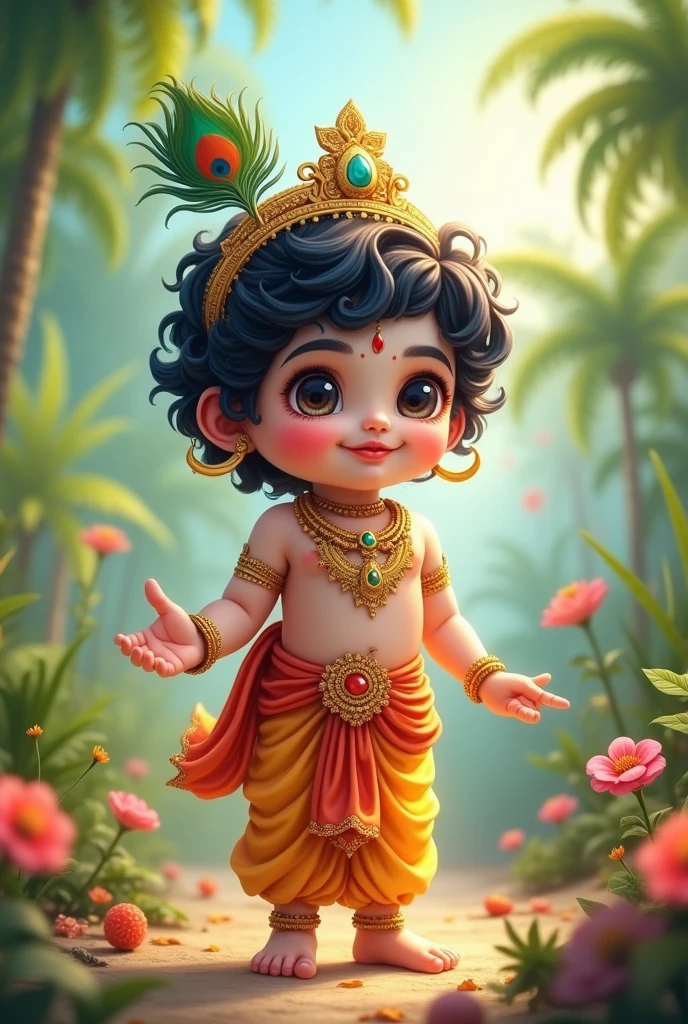 Leetil krishna cute