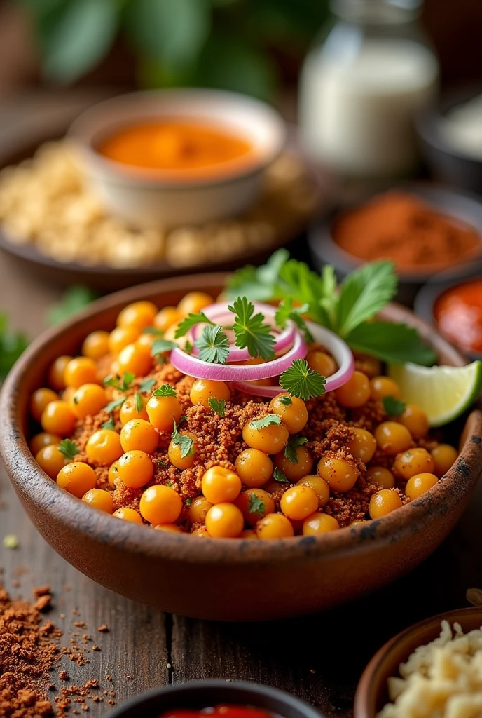 Pakistani chana chaat