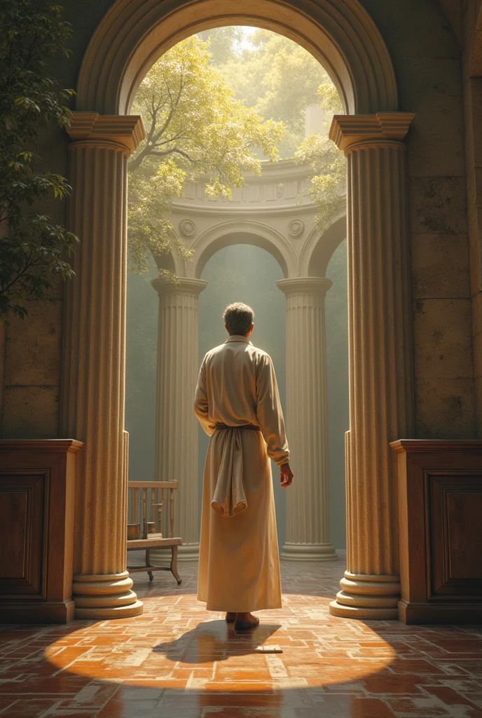 Create an AI image for the data given Five Pillars of Jesuit Education