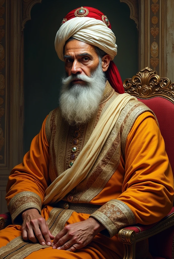 Bahadur Shah zafar portrait 


