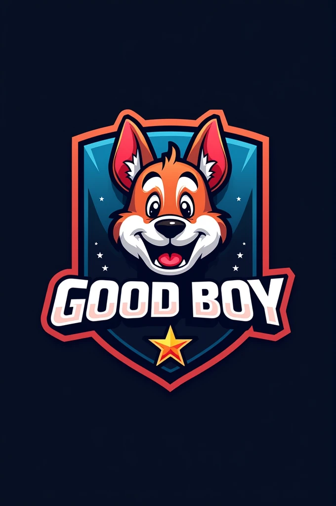 Create a eSports gaming logo with name GOOD BOY