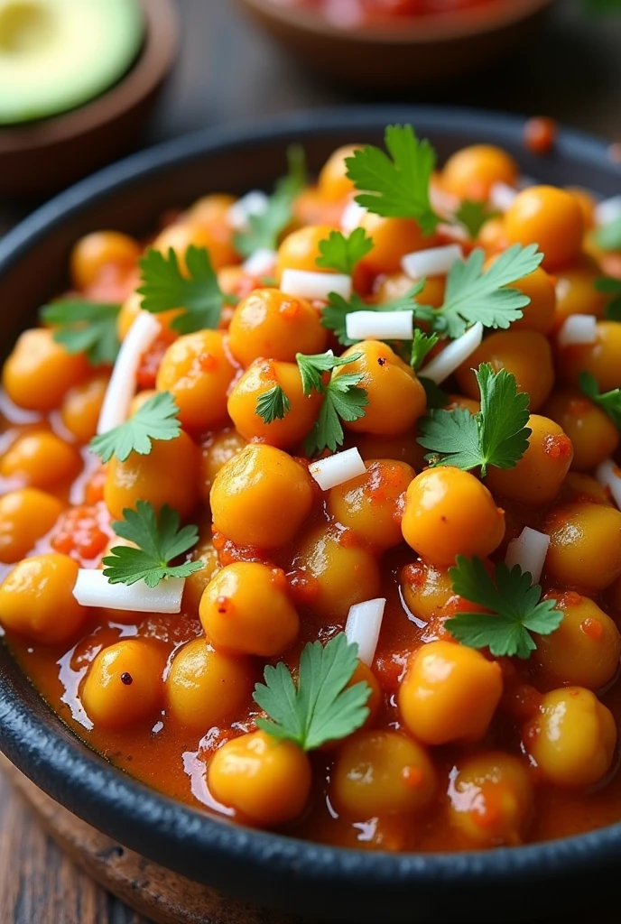 Pakistani masala chana chat 