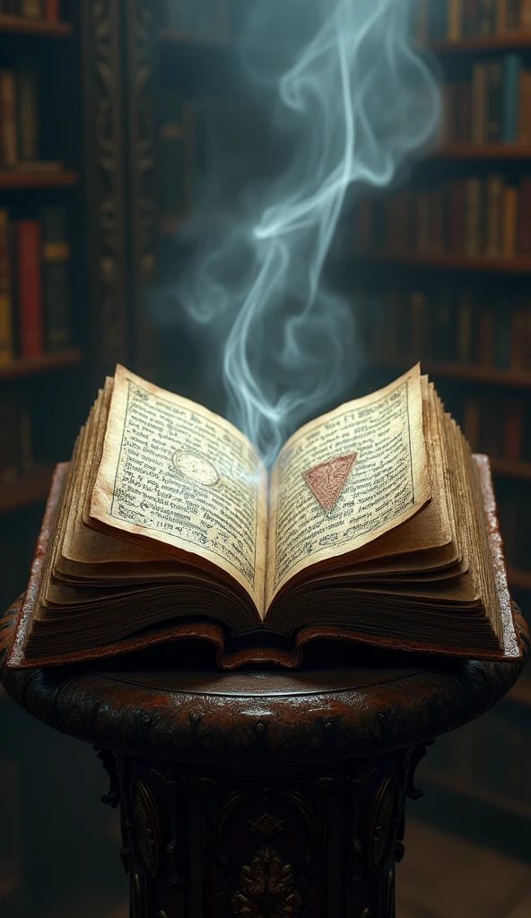 A open curse book