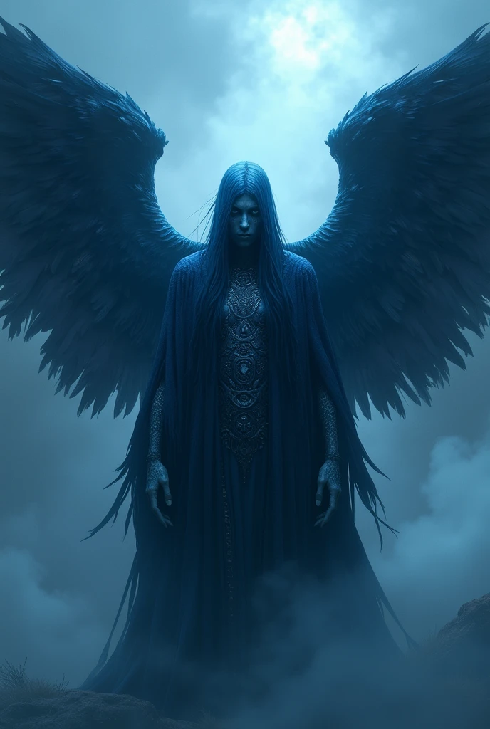 A blue angel of death