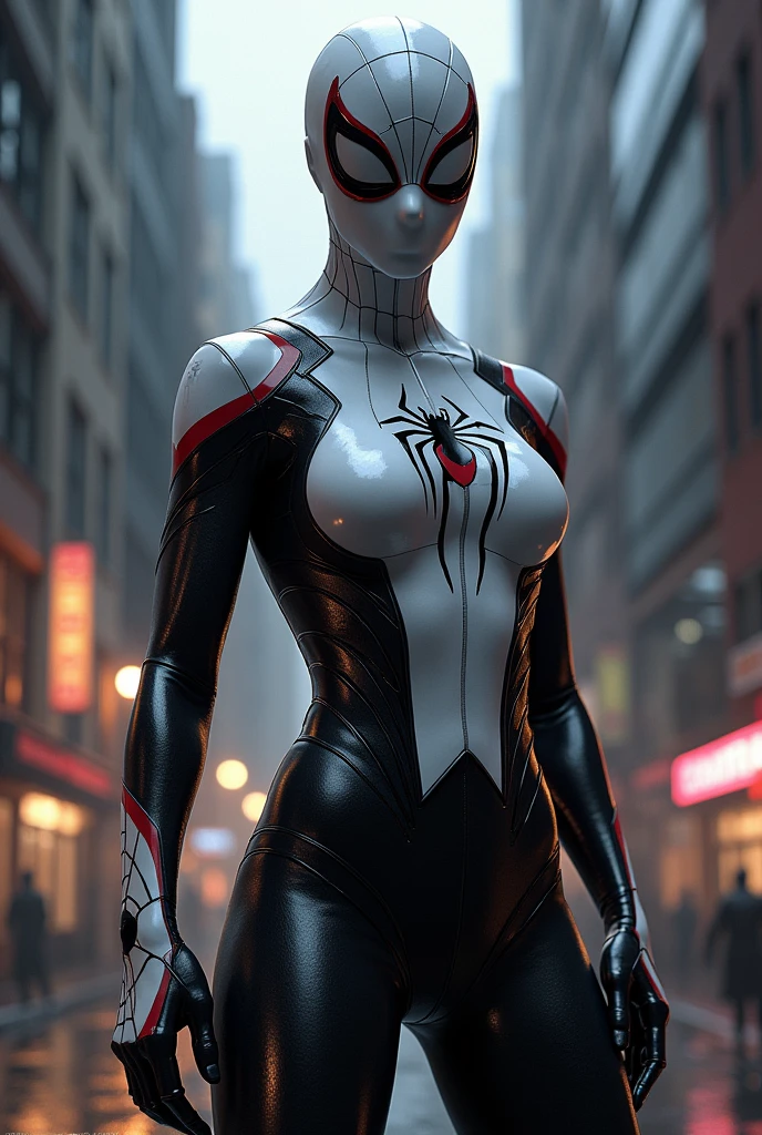 Spider gwen in latex suit 