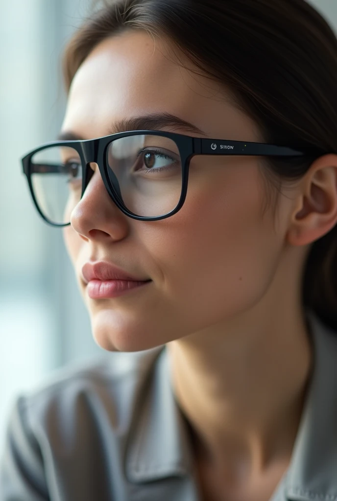 Minimalist technological glasses and aviator style glasses