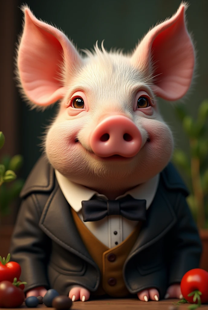 Handsome pig