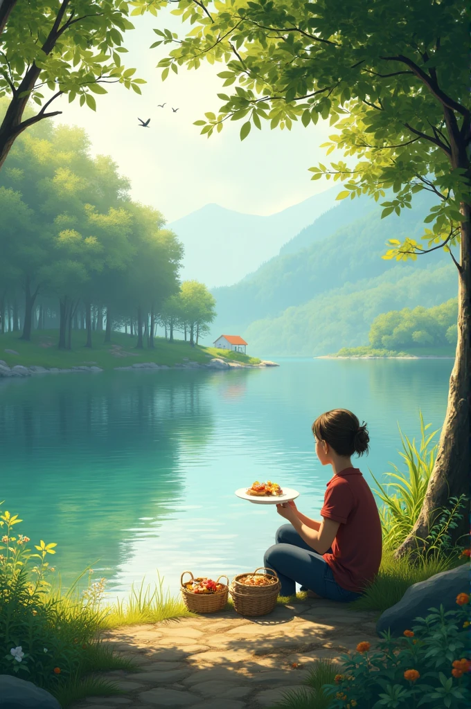 Eating lake