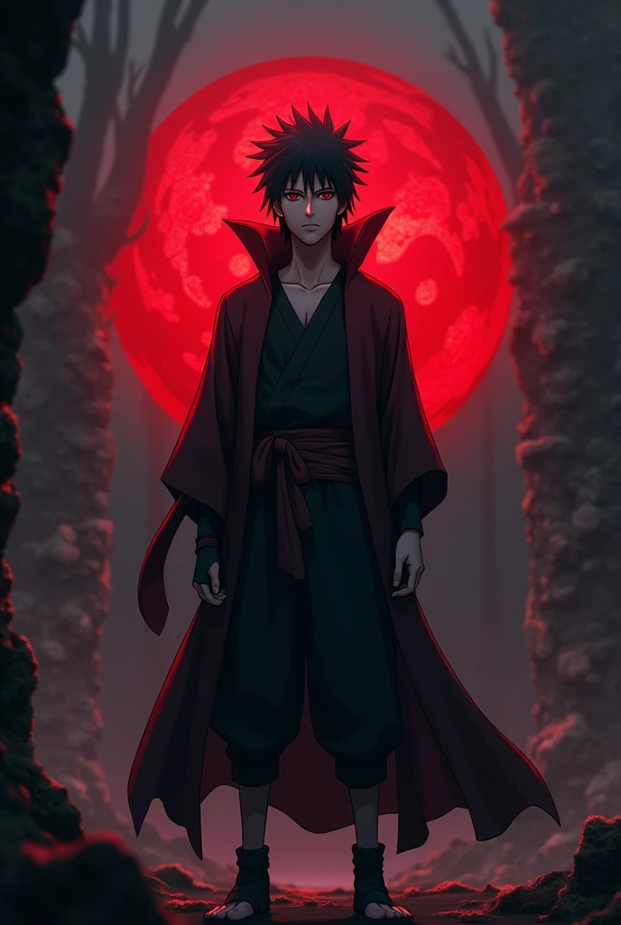 Sasuke with his sharigan eyes