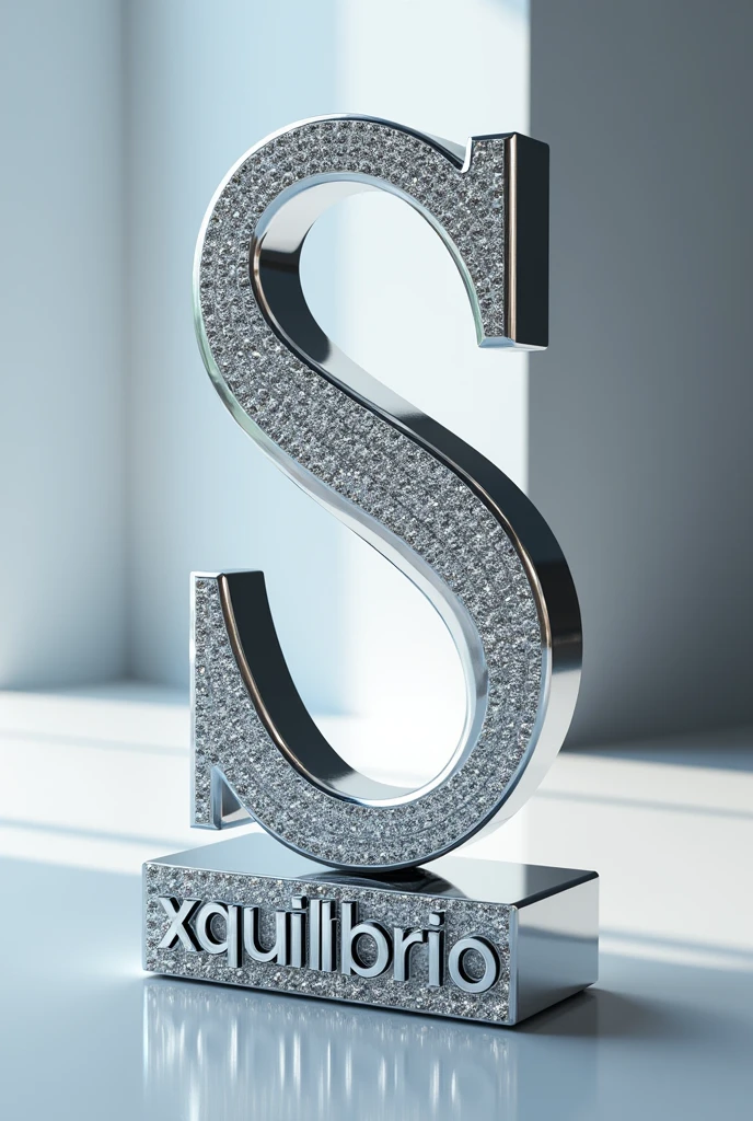 Letter S in silver and diamond and below that they say XQUILIBRIO