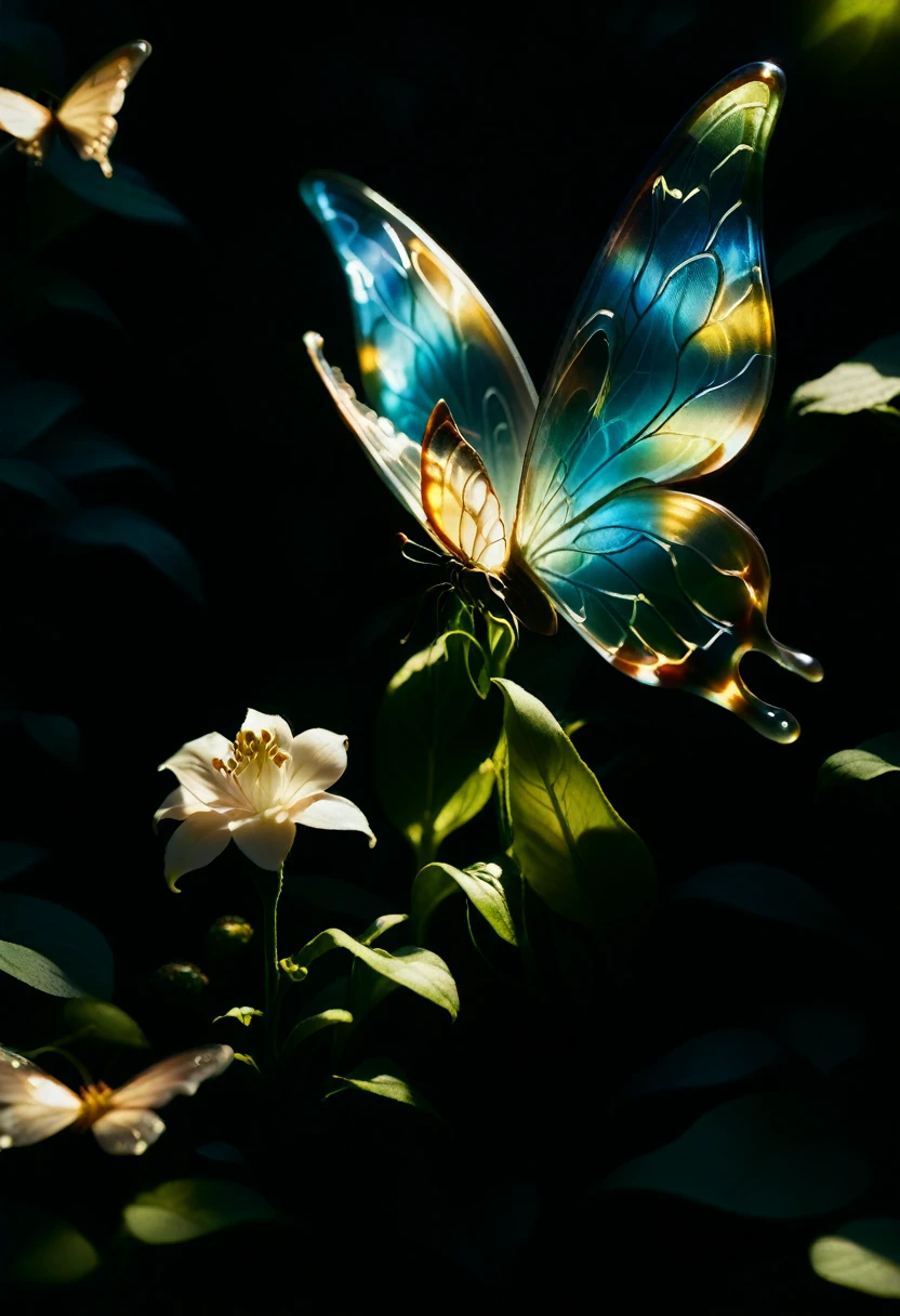 Flower Spirit, small, butterfly wings