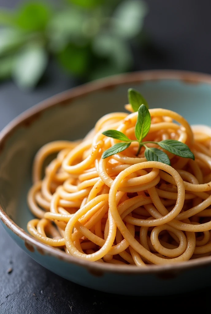 Prepare a sauce for enoki mushrooms