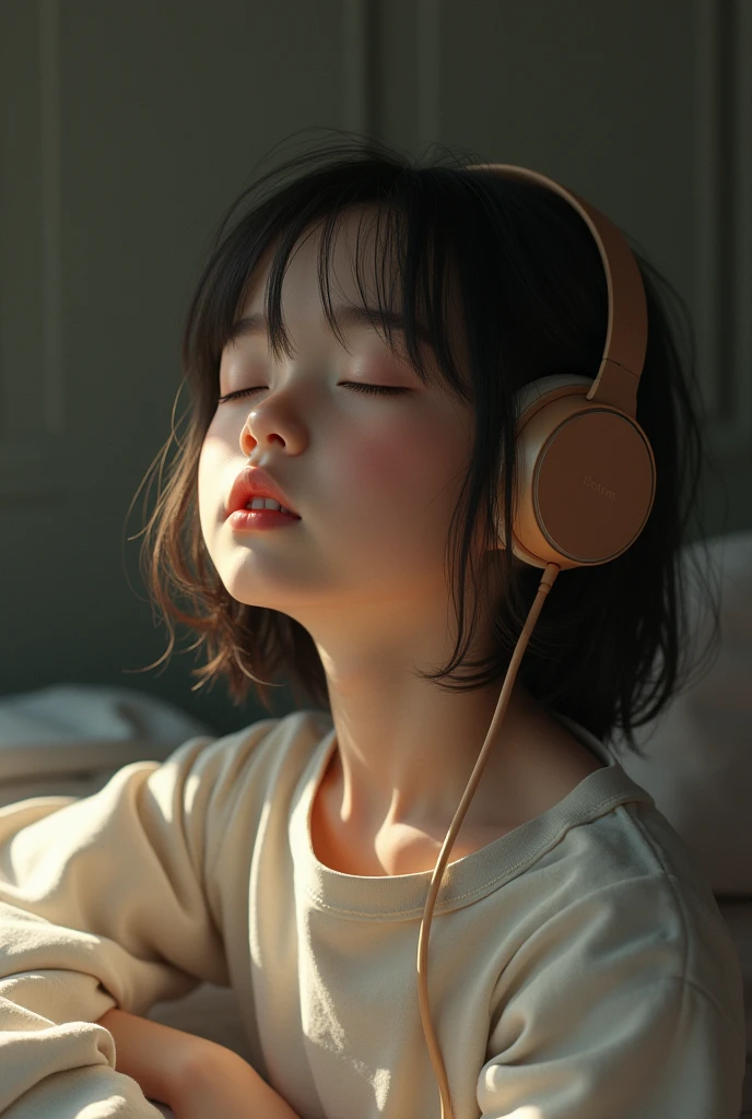 Girl listening to Music
