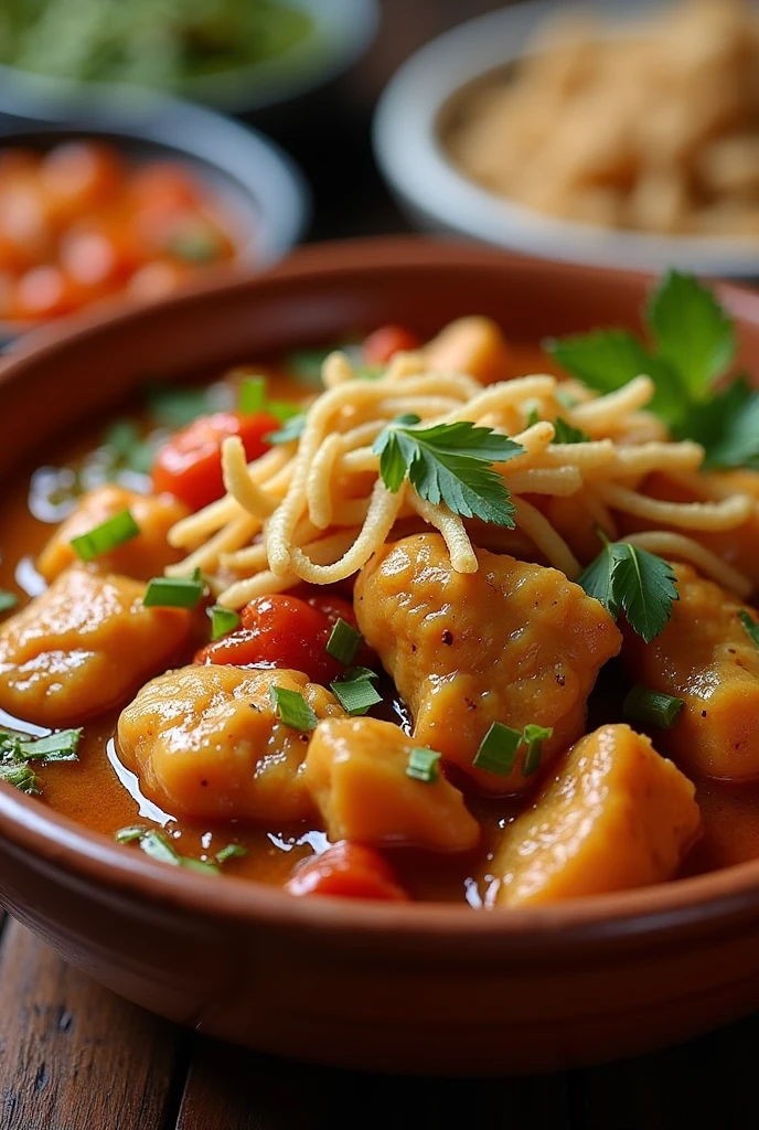 Special chicken Memony Khowsey pictures Pakistani topping bone less small chicken pieces