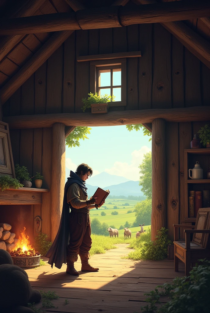 He saved the day countless times, always returning to the barn to rest and read more from the magical book