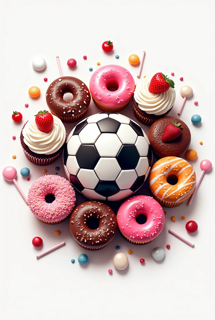Logo involving sweets and the Corinthians team