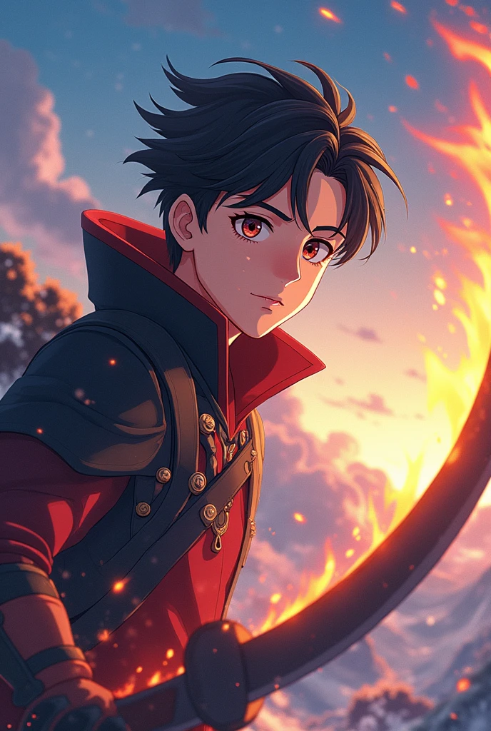 A handsome young man reincarnated into a family of mages becomes the greatest SSS-rank adventurer who is incredibly talented in combat by mastering only basic magic and mastering the scythe. (animated)
