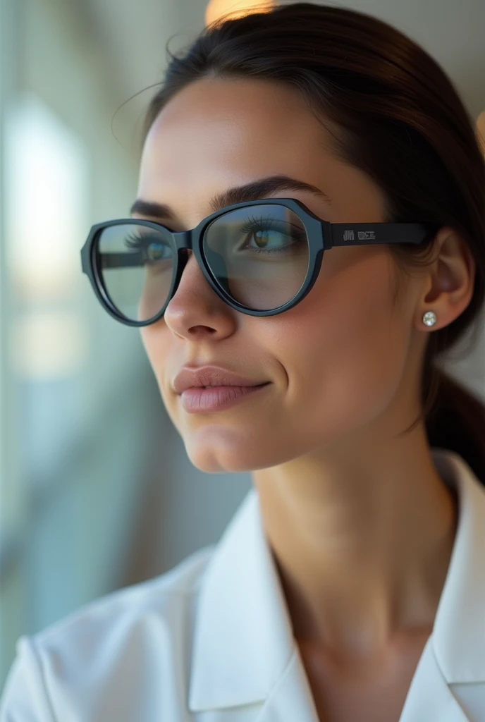 Minimalist technological glasses and aviator style glasses