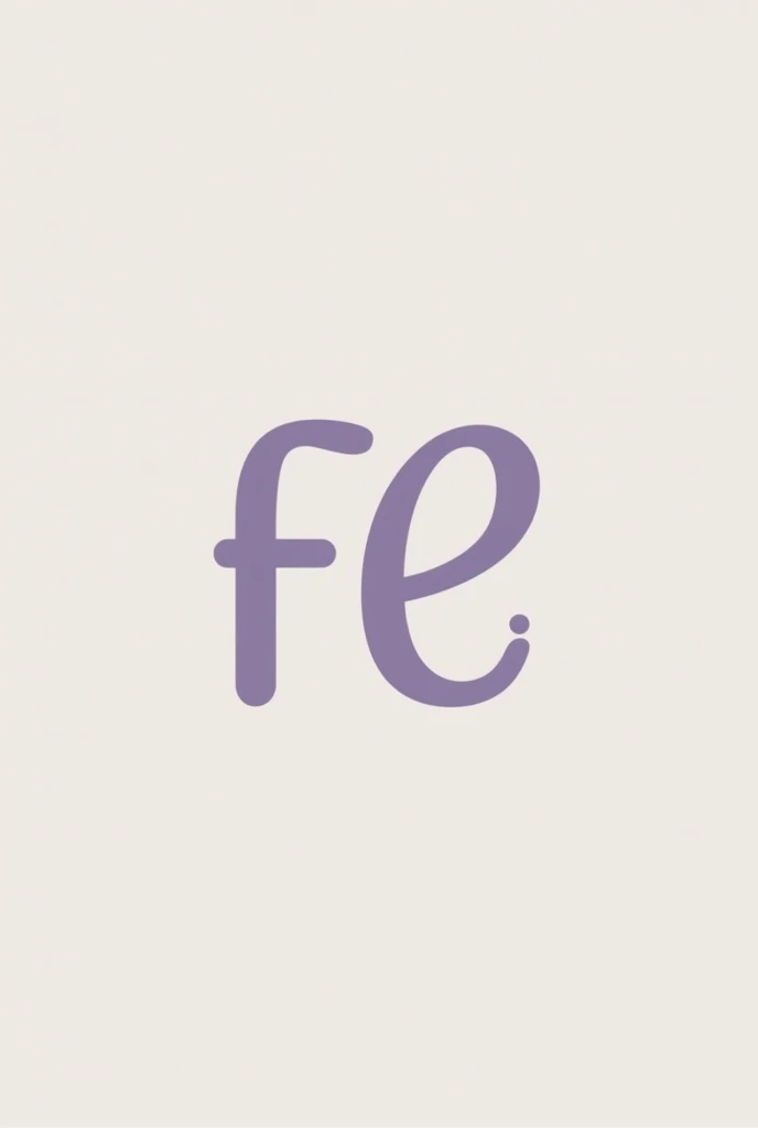 Please I need you to make a logo with the word Feeling, Minimalist and with a light touch of purple thanks 😊