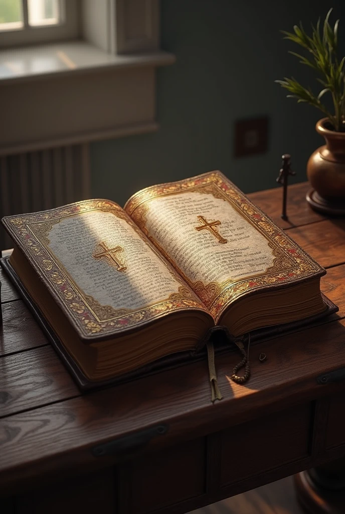 make a picture of a bible for the youtube channel