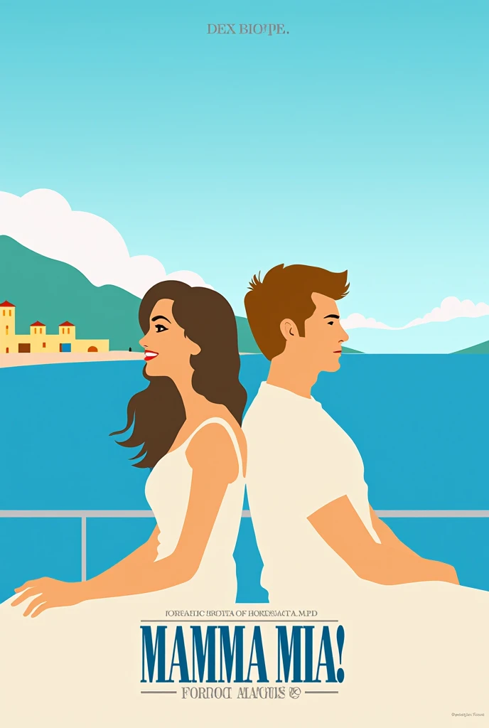 mamma mia simplified poster ideas