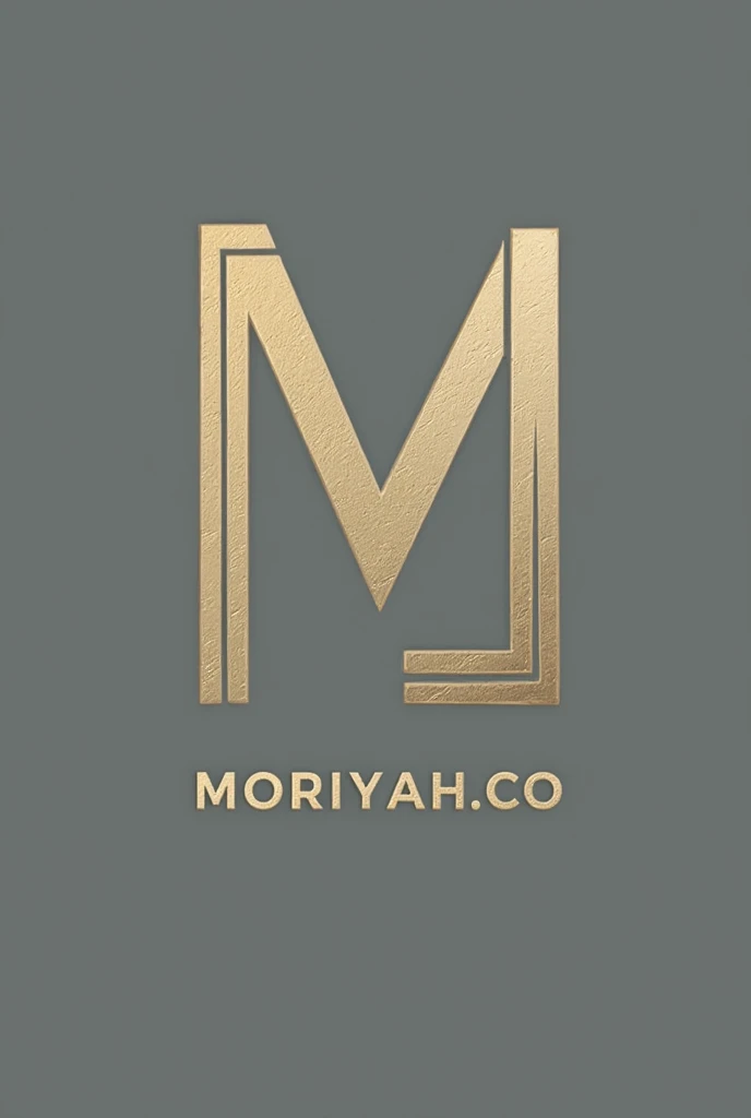 a modern and minimalist logo design for a men's clothing brand Moriyah.co, a sleek and stylish logo with geometric shapes, clean lines, and a sophisticated color palette, a high-quality, conceptual, and visually impactful logo design